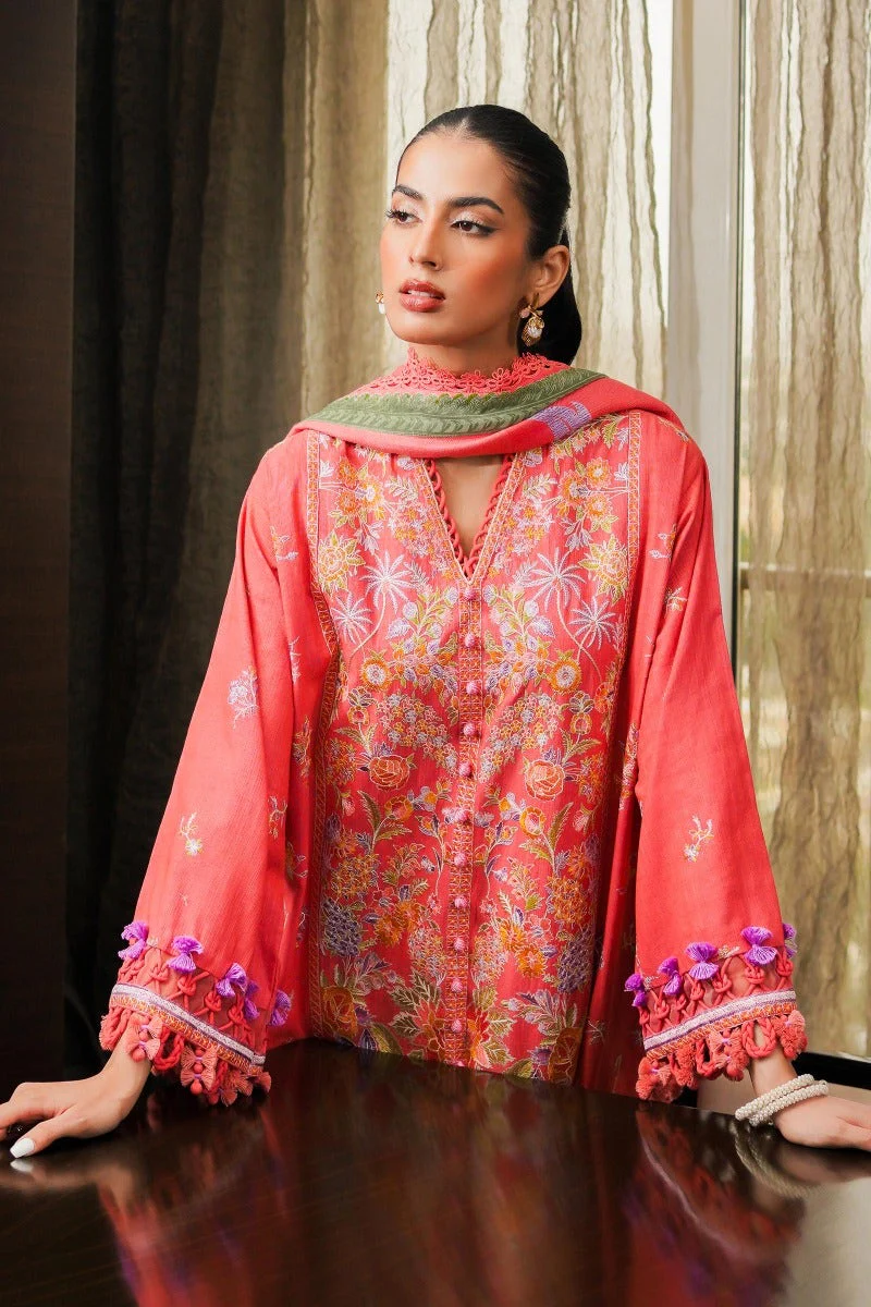 Sana Safinaz Muzlin Winter Collection 2023 – M233-020B-CP - Image 4