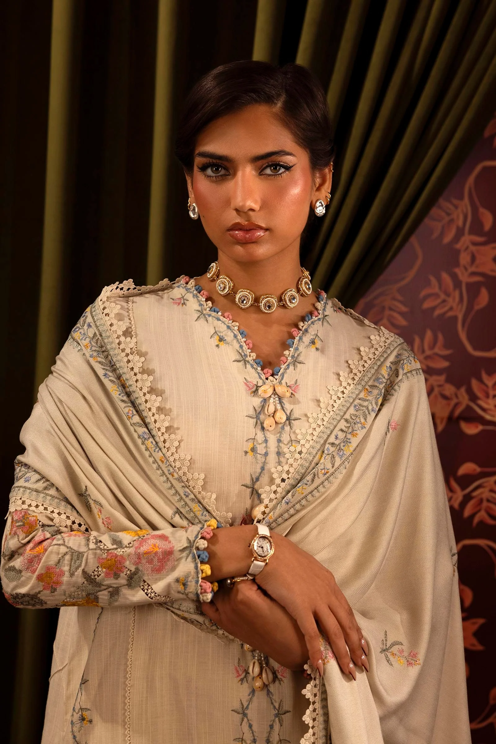 Sana Safinaz Muzlin Winter – M243-013A-3CP - Image 2