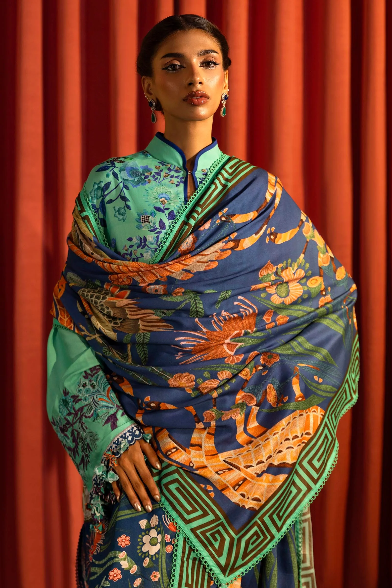 Sana Safinaz Muzlin Winter – M243-022A-3DB - Image 2