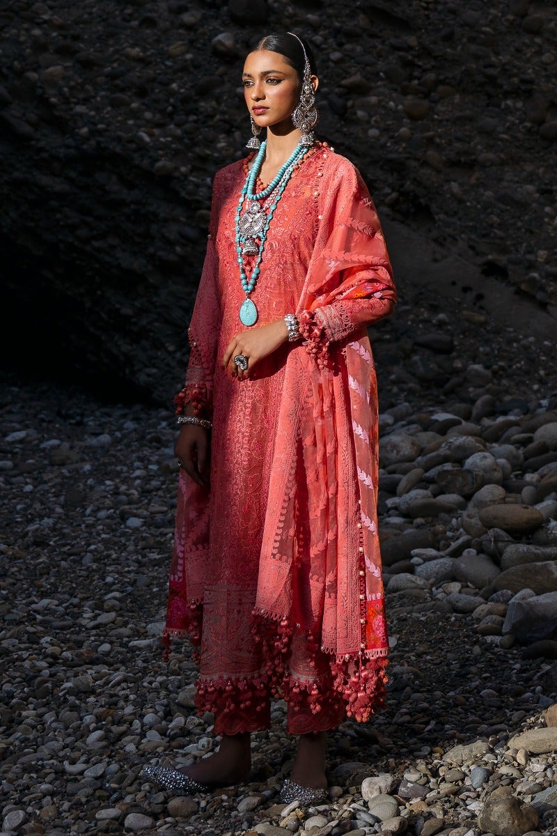 Sana Safinaz Raahi Luxury Lawn Collection 2023 – L231-003A-CH - Image 6