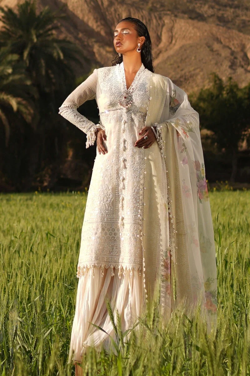 Sana Safinaz Raahi Luxury Lawn Collection 2023 – L231-005A-CH - Image 15