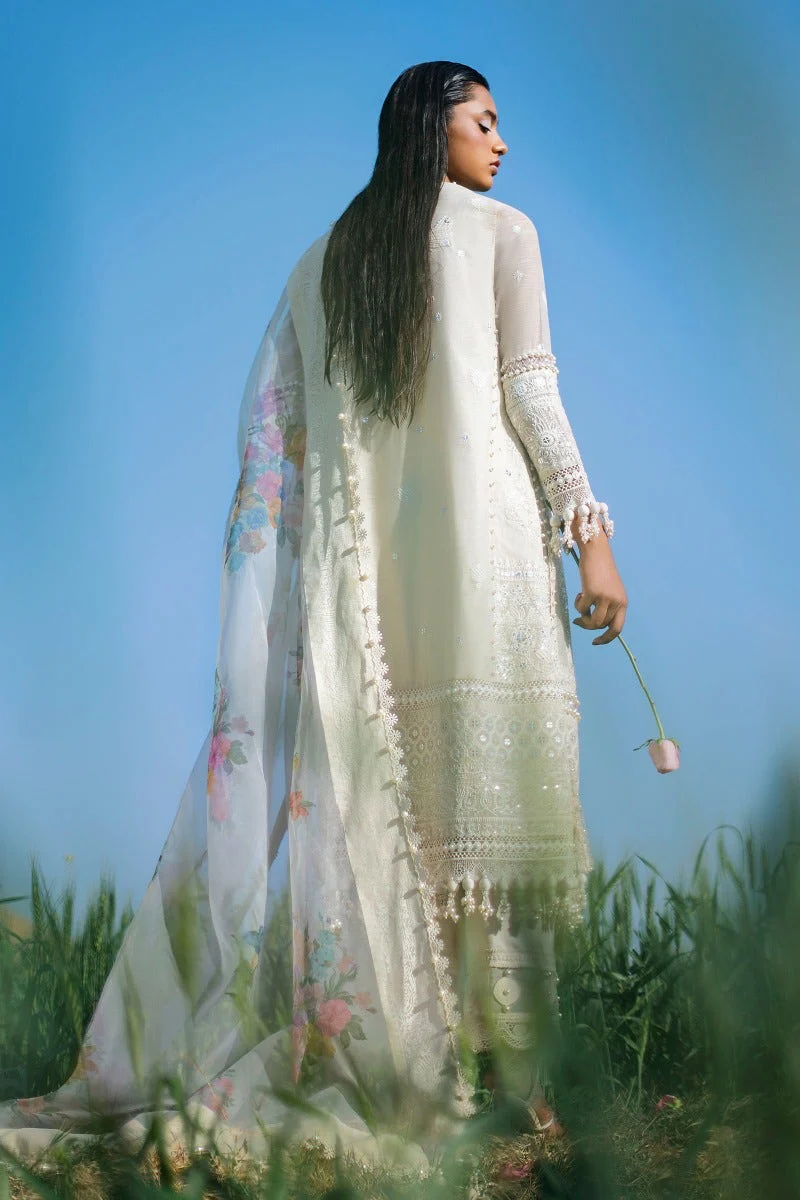 Sana Safinaz Raahi Luxury Lawn Collection 2023 – L231-005A-CH - Image 2