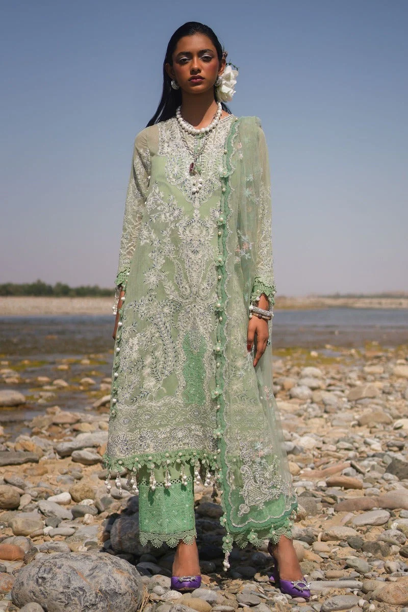 Sana Safinaz Raahi Luxury Lawn Collection 2023 – L231-006B-CX - Image 3