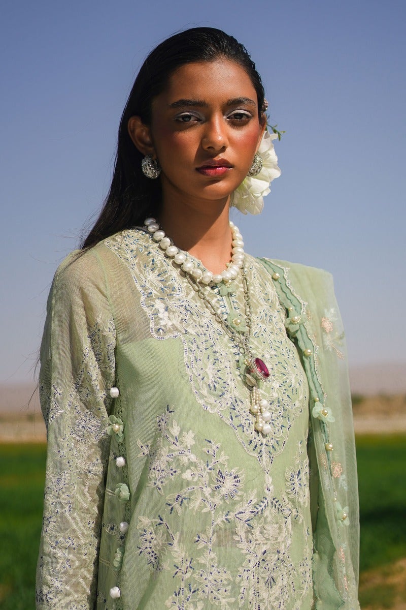 Sana Safinaz Raahi Luxury Lawn Collection 2023 – L231-006B-CX - Image 7