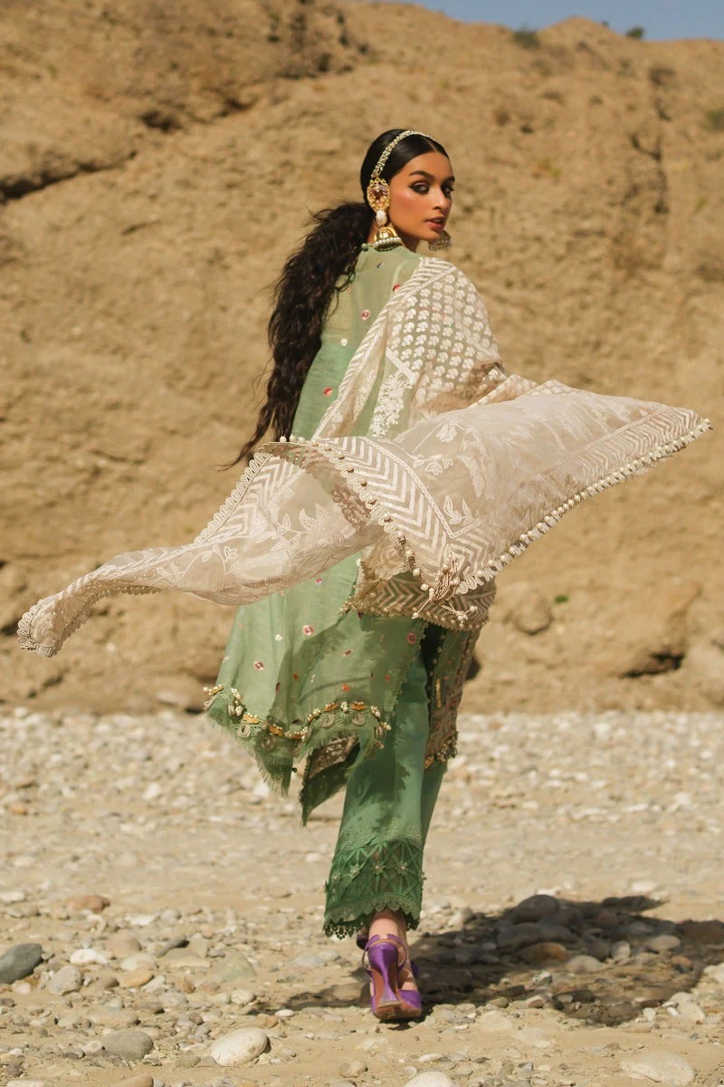 Sana Safinaz Raahi Luxury Lawn Collection 2023 – L231-011B-CH - Image 3