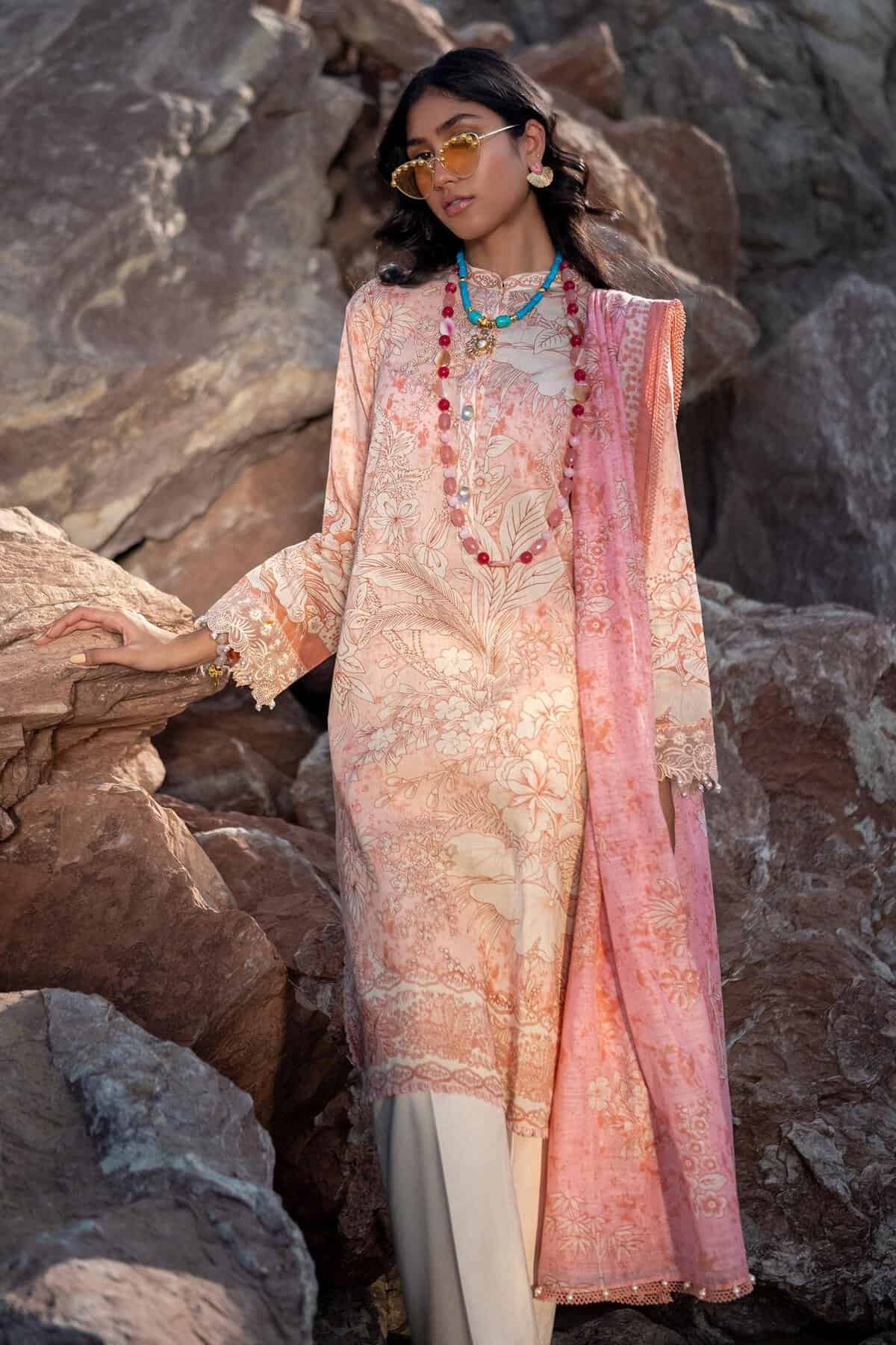 Sana Safinaz Spring/Summer Mahay Lawn 2024 – H241-009B-DD - Image 2