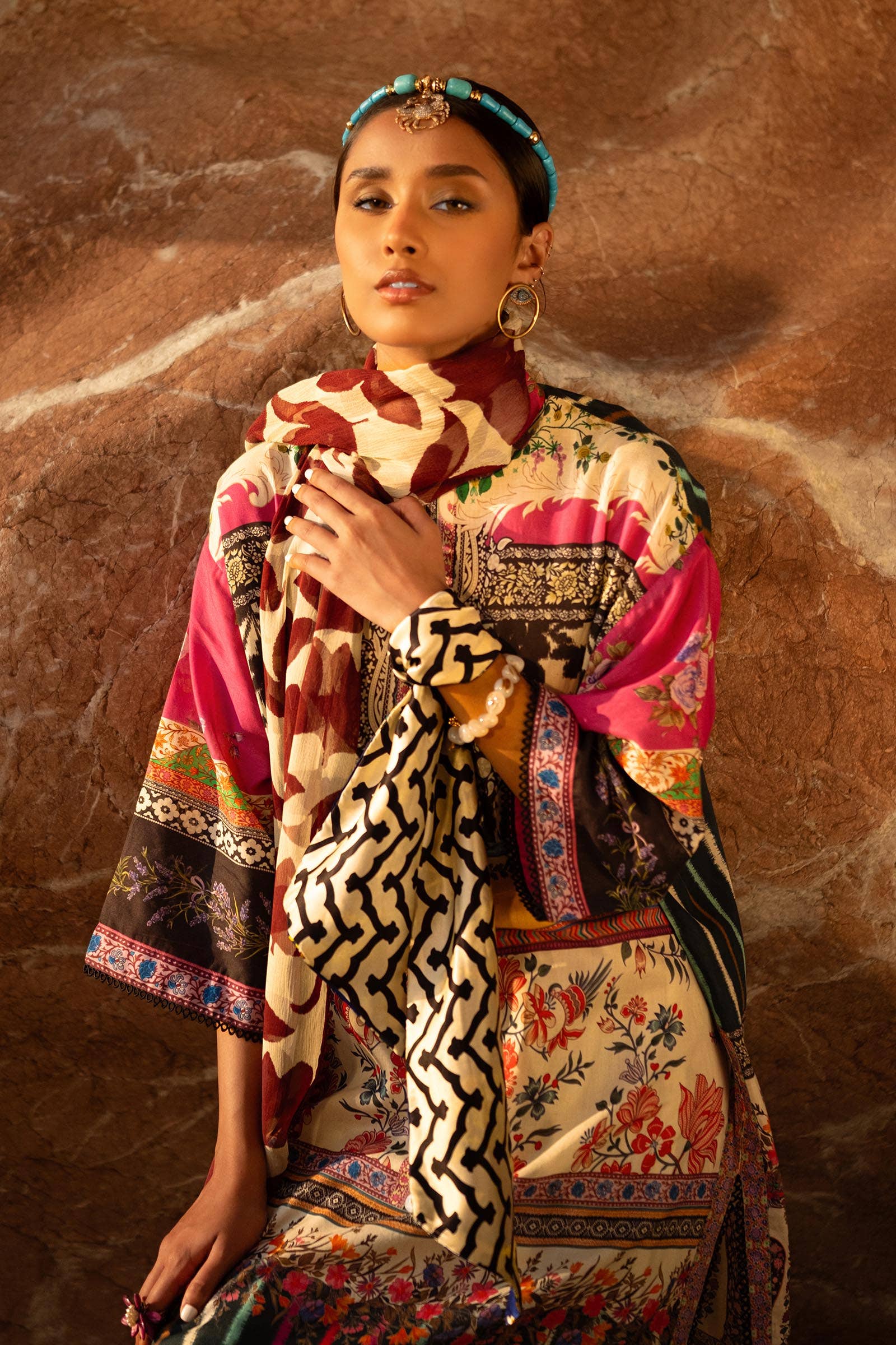 Sana Safinaz Spring/Summer Mahay Lawn 2024 – H241-027A-2I - Image 3