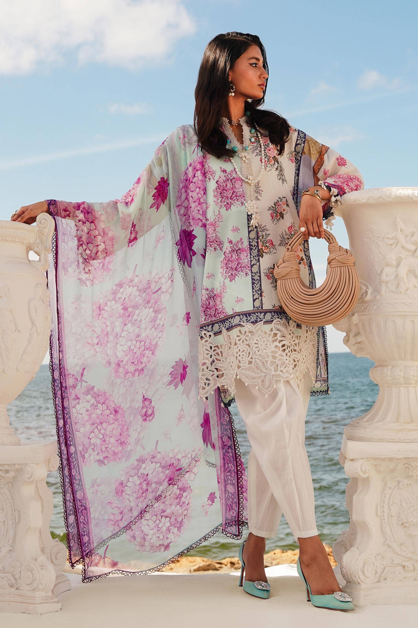 Sana Safinaz Spring/Summer Muzlin Lawn 2024 – M241-003B-3Ci - Image 6
