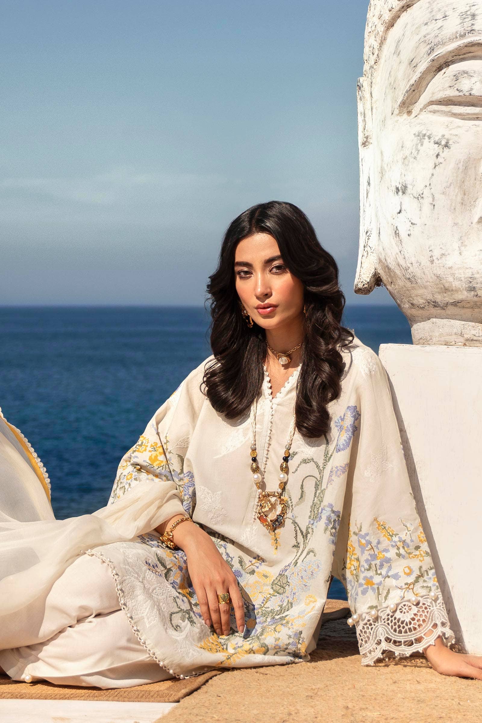 Sana Safinaz Spring/Summer Muzlin Lawn 2024 – M241-006A-3Cj - Image 4