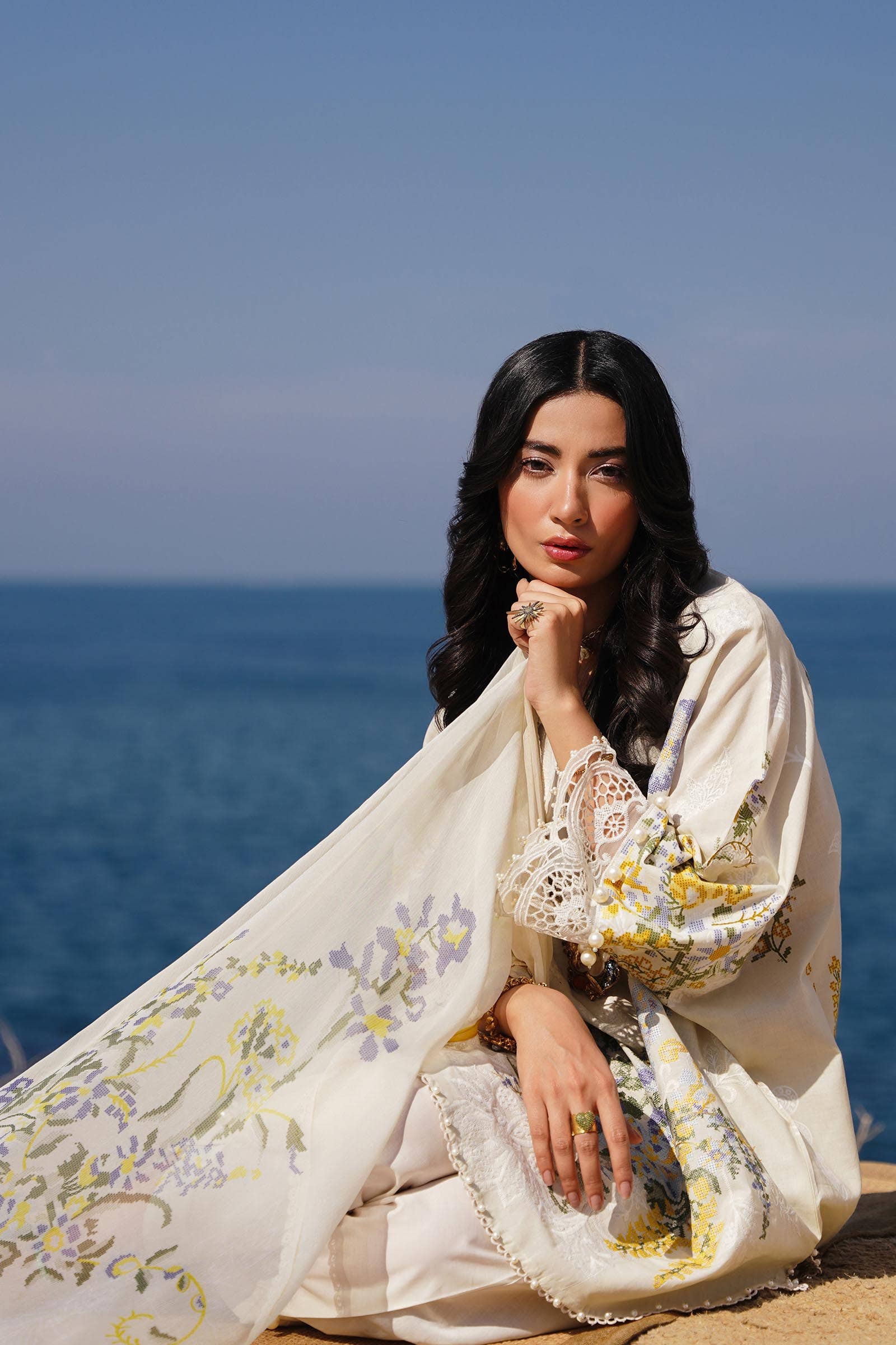 Sana Safinaz Spring/Summer Muzlin Lawn 2024 – M241-006A-3Cj - Image 5
