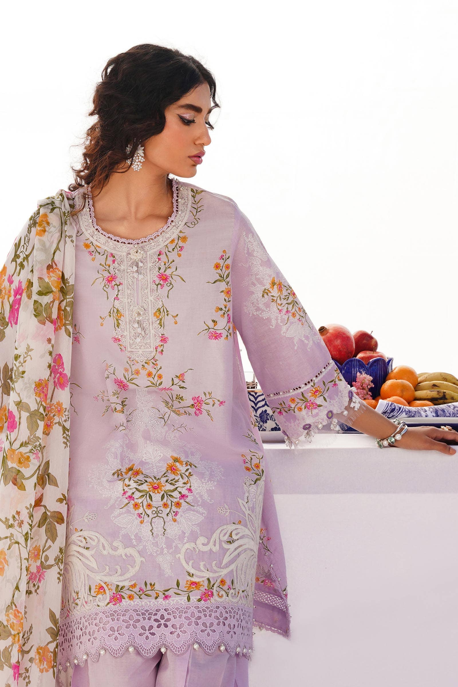 Sana Safinaz Spring/Summer Muzlin Lawn 2024 – M241-019A-3Ci - Image 3