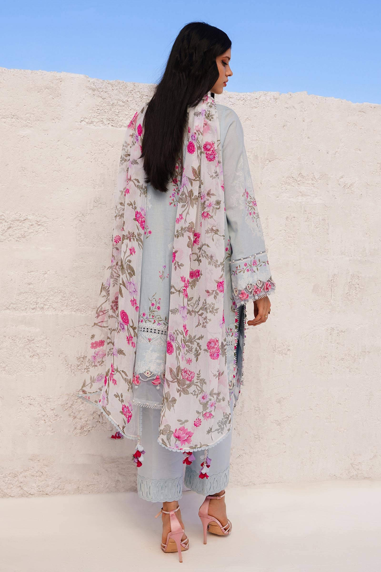 Sana Safinaz Spring/Summer Muzlin Lawn 2024 – M241-019B-3Ci - Image 7