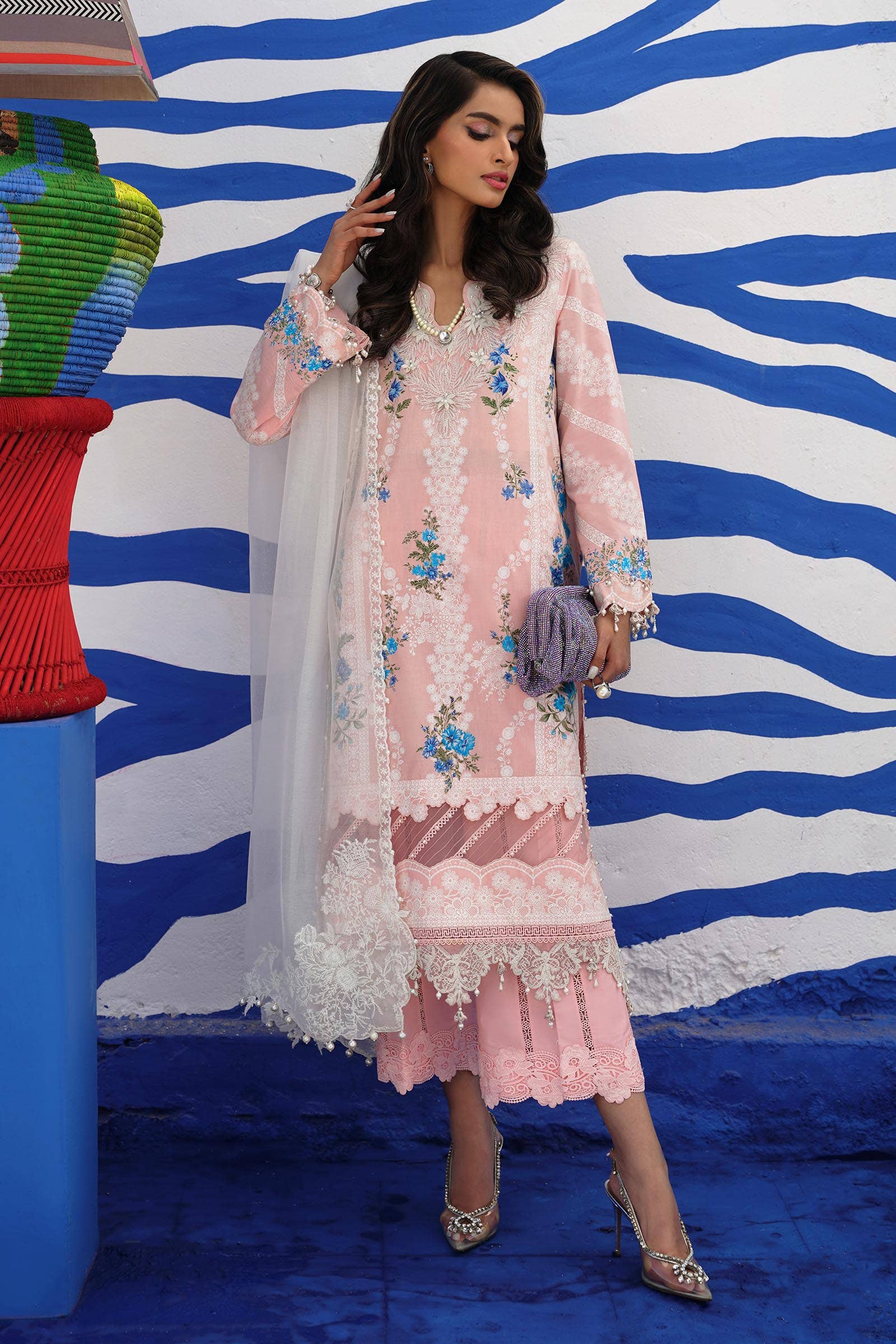 Sana Safinaz Spring/Summer Muzlin Lawn 2024 – M241-020B-3CW - Image 5