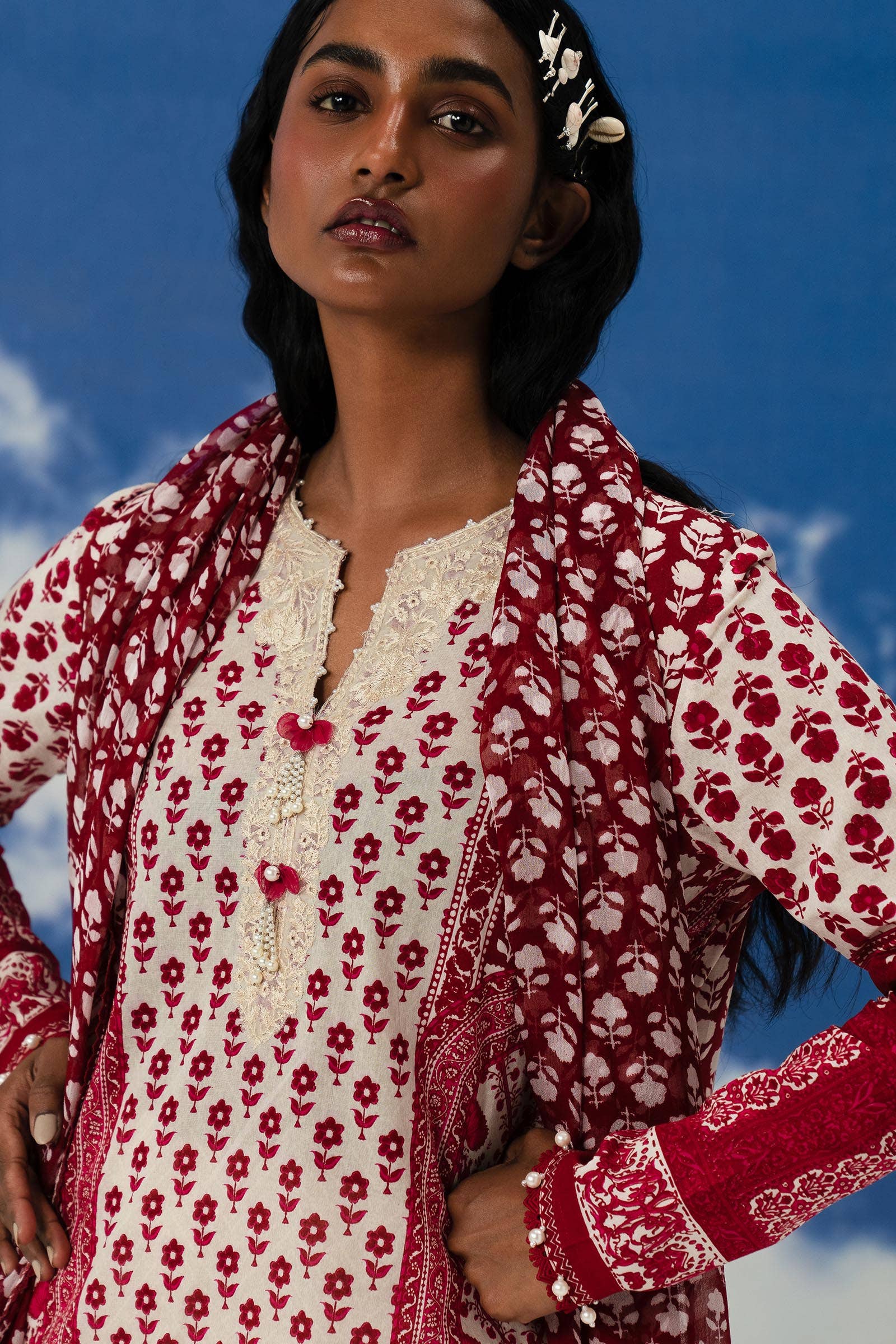 Sana Safinaz Summer Mahay Lawn Vol-2 – H242-003A-2I - Image 3