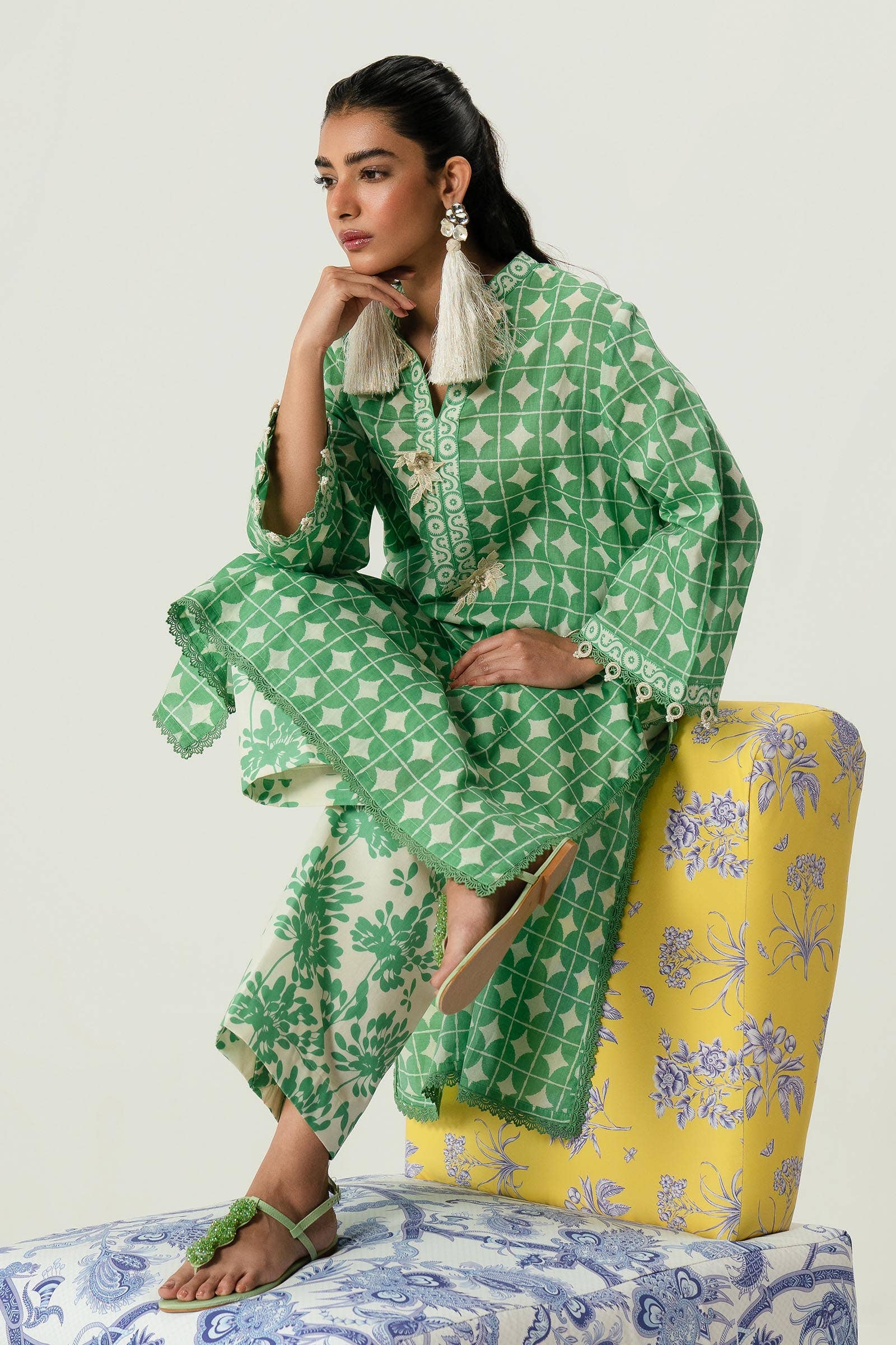 Sana Safinaz Summer Mahay Lawn Vol-2 – H242-006B-2AC - Image 2
