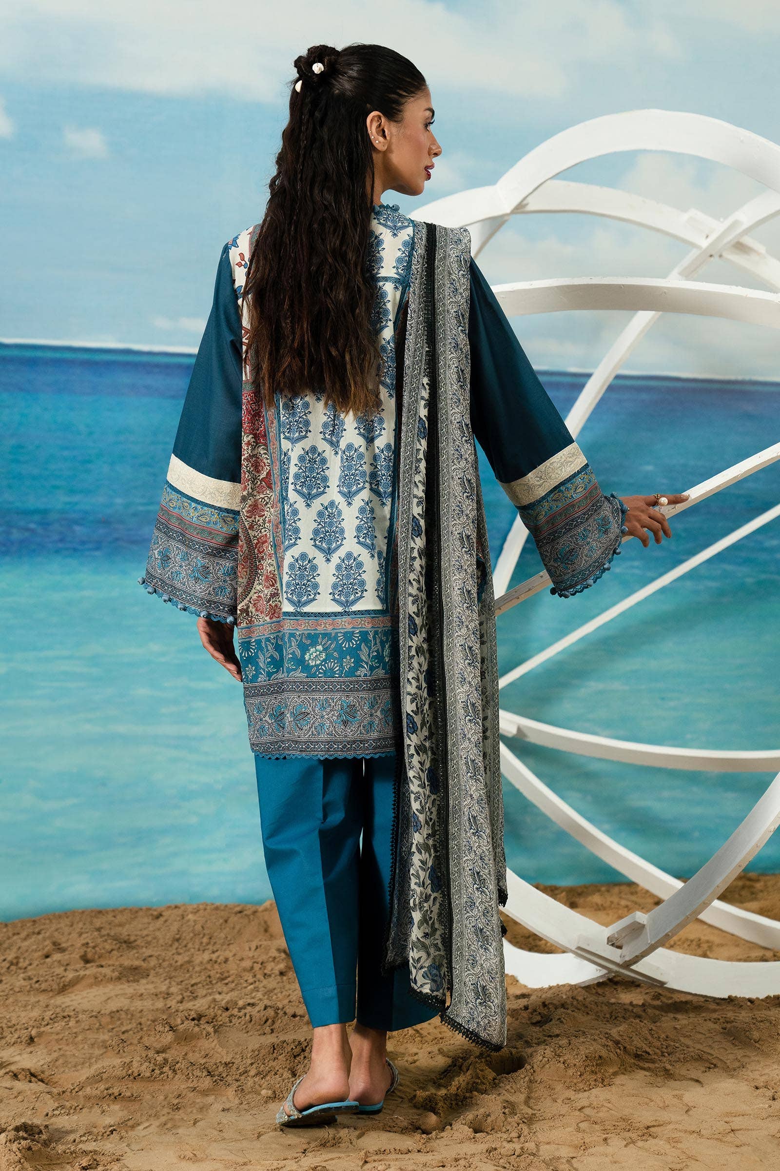 Sana Safinaz Summer Mahay Lawn Vol-2 – H242-016B-3CI - Image 2