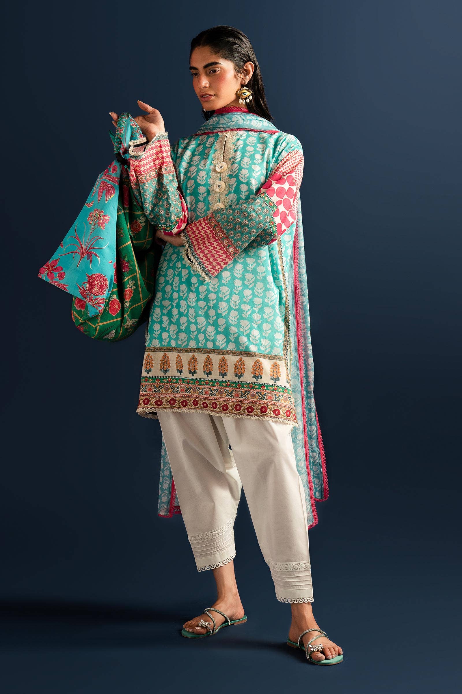 Sana Safinaz Summer Mahay Lawn Vol-2 – H242-019B-2DD - Image 2