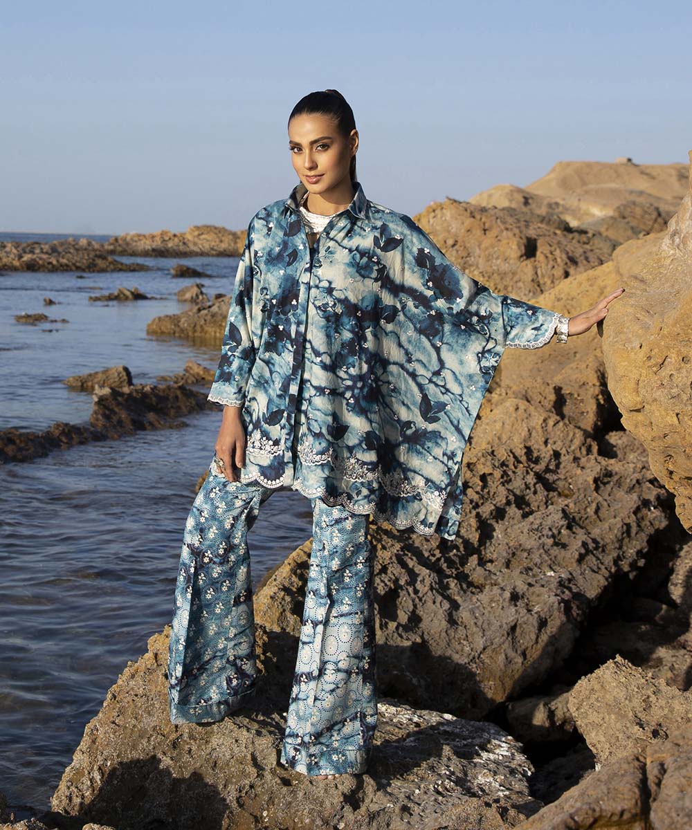 Sapphire Spring/Summer 2023 – 2 Piece - Digital Printed Embroidered Lawn Suit - 0002TDY23V19