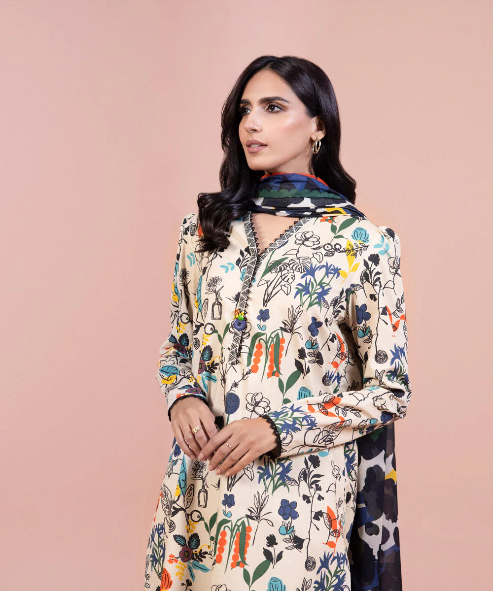 Sapphire Spring/Summer 2023 – 2 Piece - Printed Lawn Suit 02DDY23ZV012 - Image 2