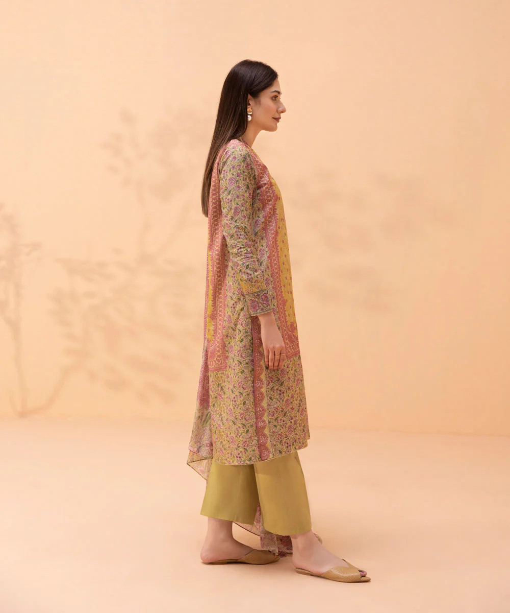 Sapphire Spring/Summer 2023 – 3 Piece - Digital Printed Lawn Suit - 003PDY23V124 - Image 5