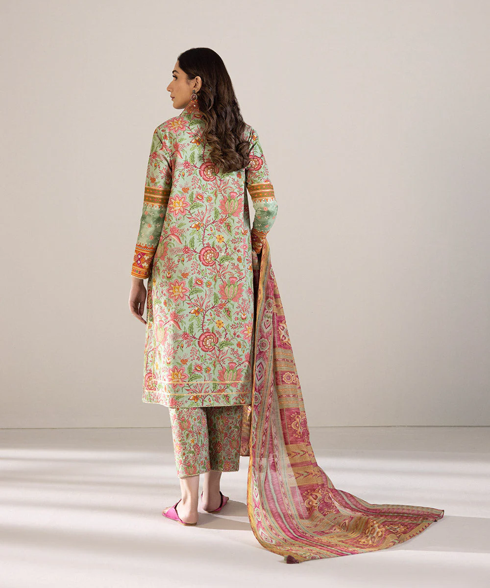Sapphire Spring/Summer 2023 – 3 Piece - Embroidered Cambric Suit 003PEDY23V06 - Image 5