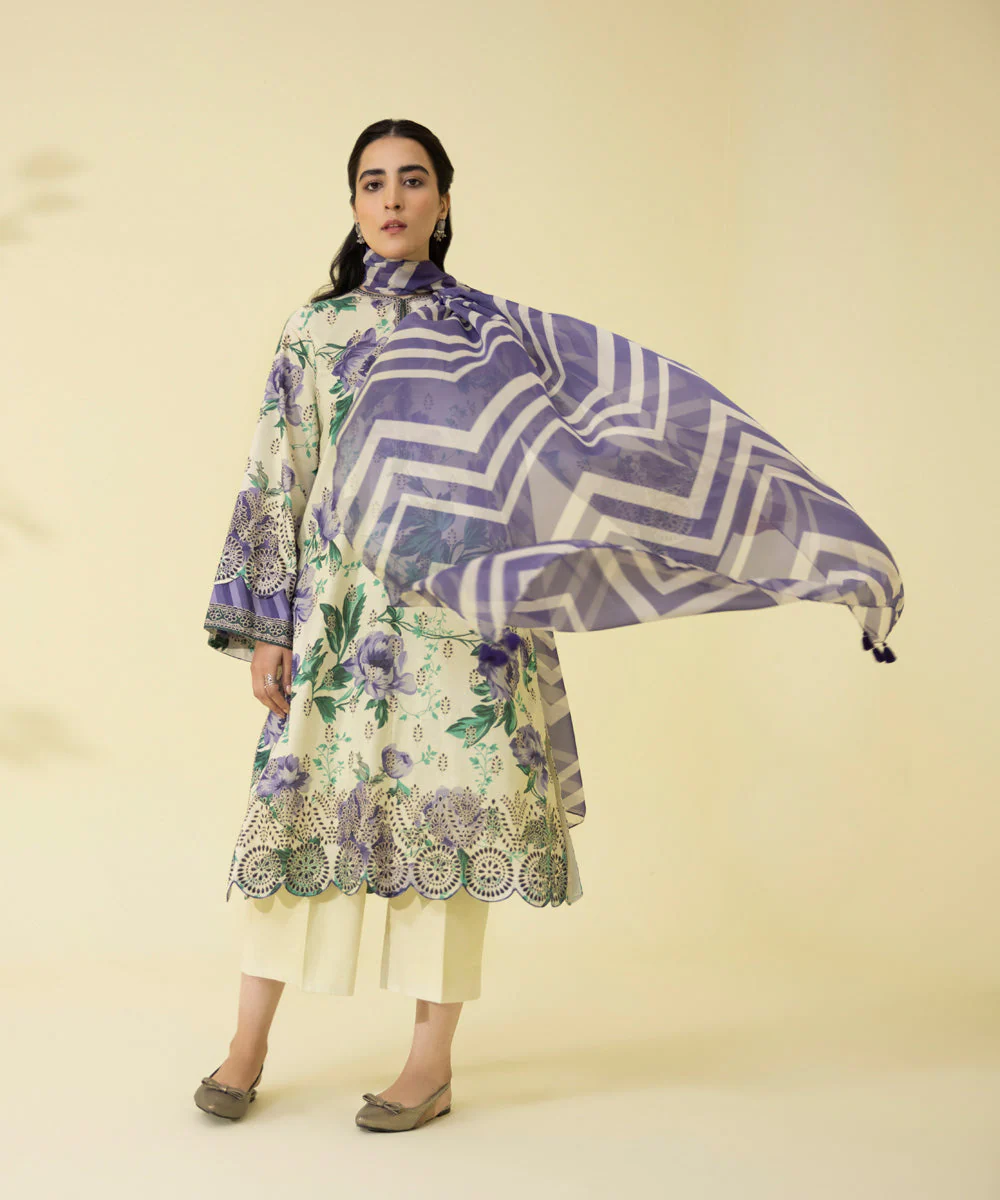 Sapphire Spring/Summer 2023 – 3 Piece - Printed Lawn Suit - 003PDY23V125 - Image 2