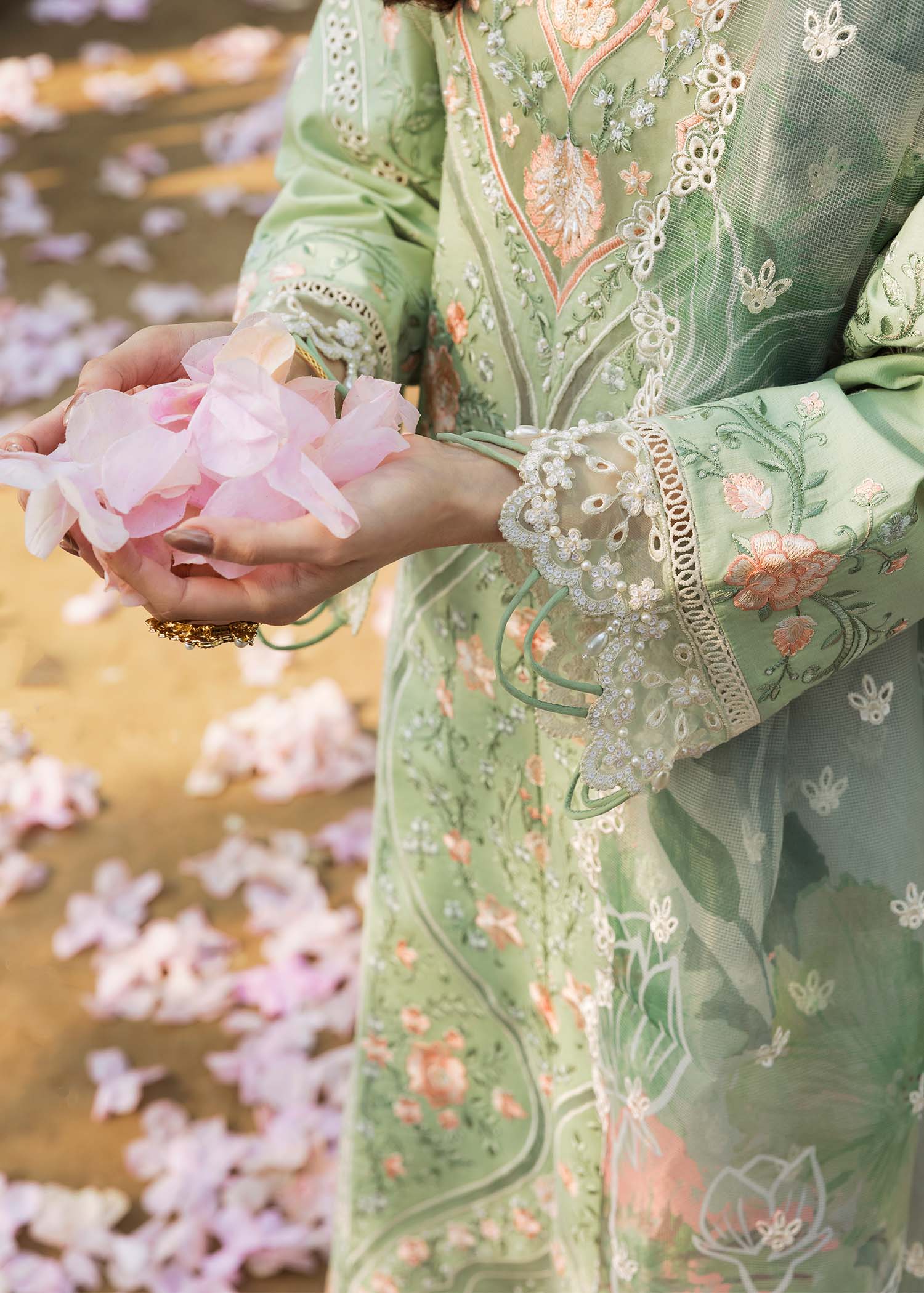 Sardinia Floral Forest Spring/Summer Lawn – Green Allure - Image 4