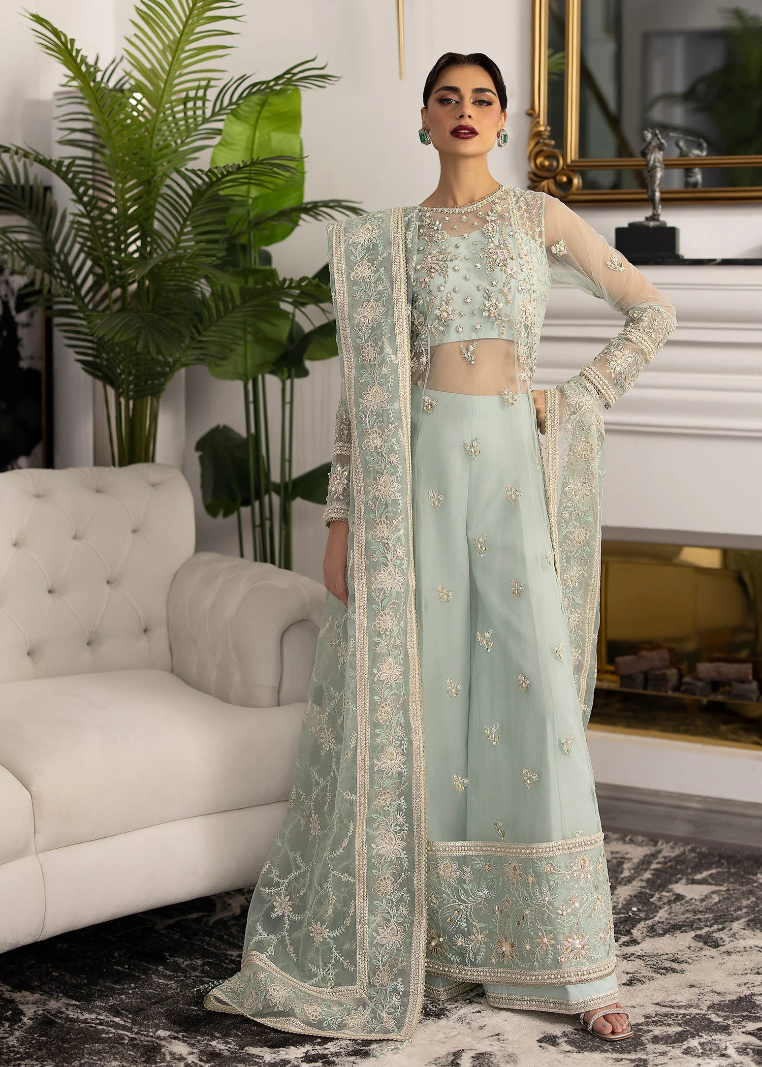Sardinia La' More Luxury Wedding Formals – Ocean Mist - Image 3