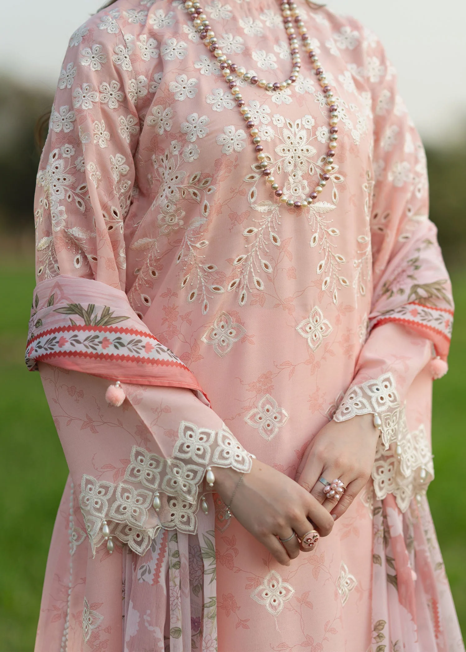 Sardinia Printkari Lawn – Dahlia - Image 3