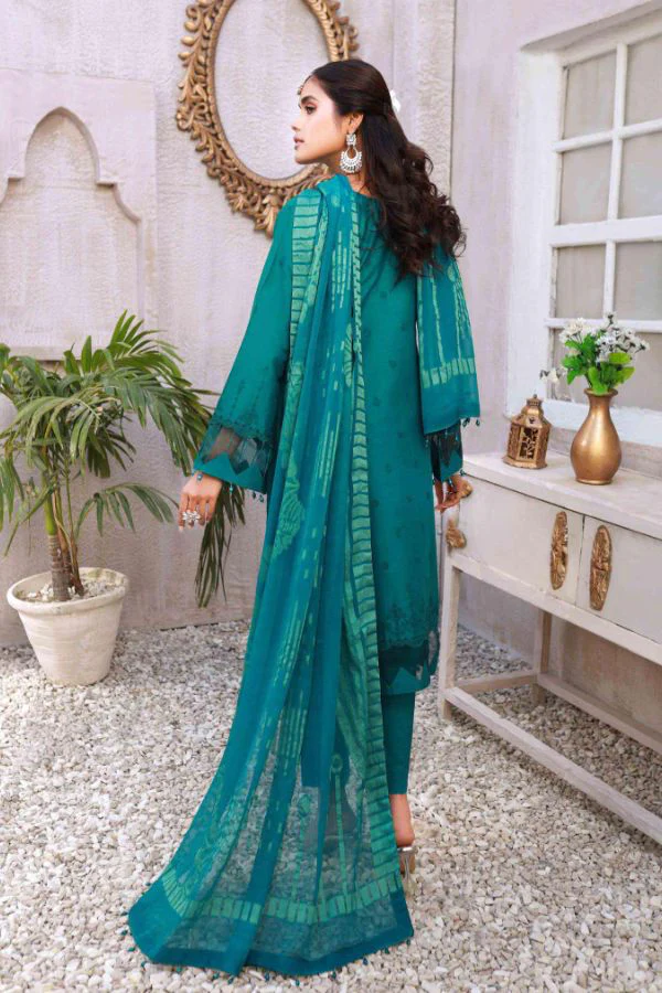 Schick Syra Lawn Collection 2023 – D-1 (Teal Green) - Image 4