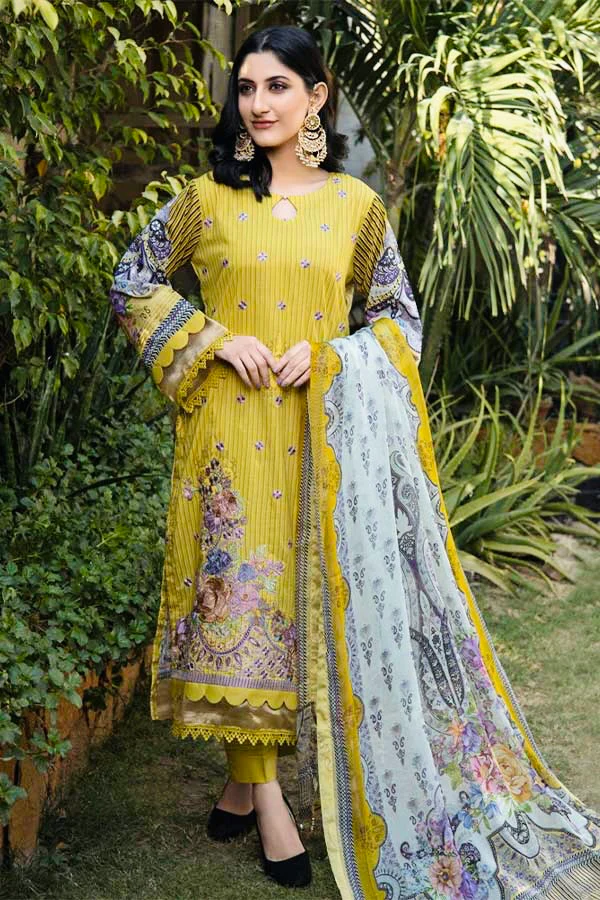 Schick Yasmeen Lawn Collection 2023 – D-11 fluorescent