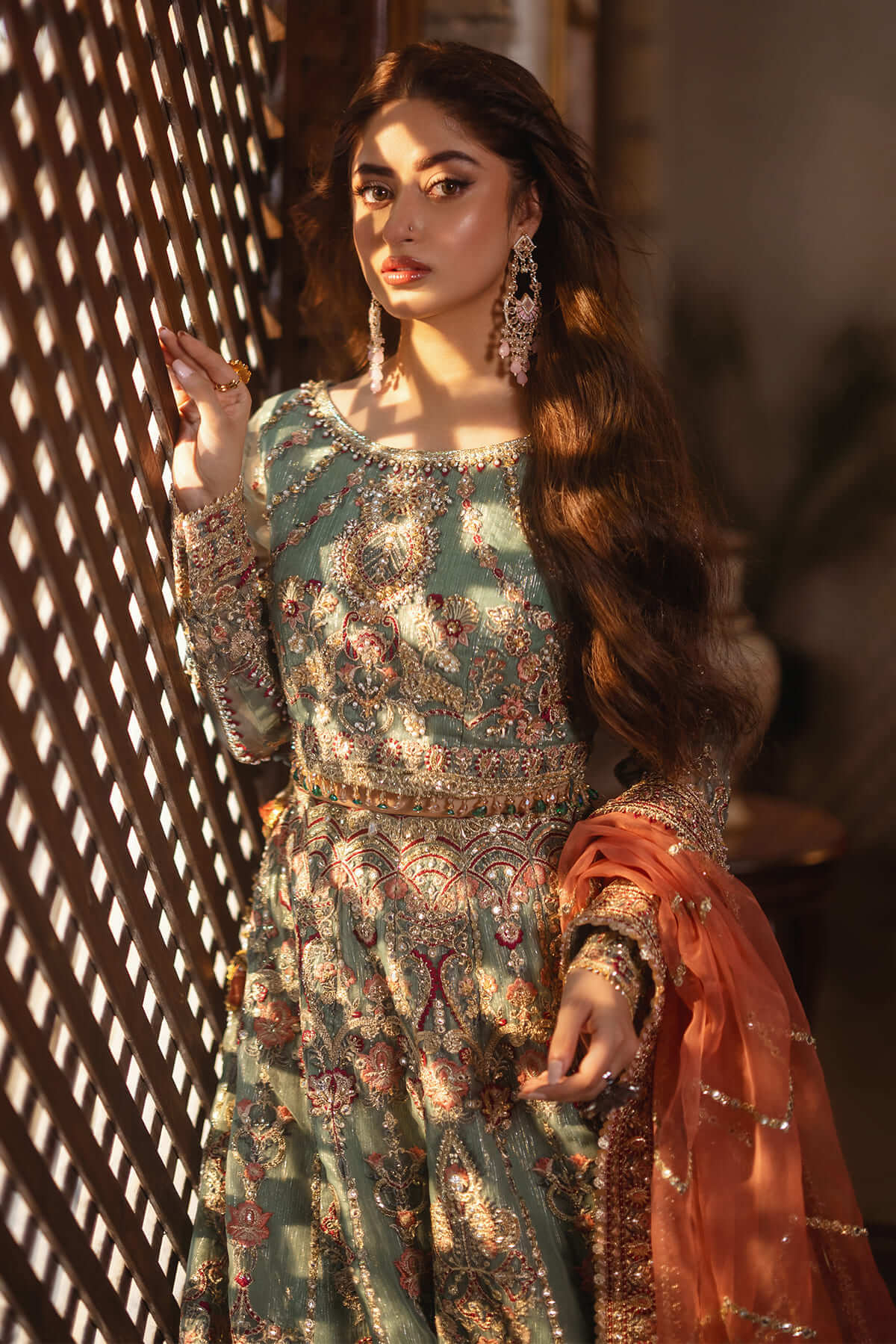 Serene X Sajal Ali Bridal Wedding Formals – SB-26 Raqs - Image 3