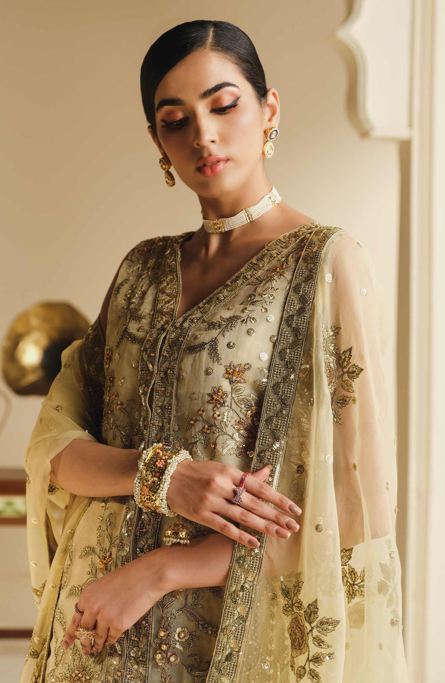 Shamrock by Maryum N Maria Formal Wedding Collection – Bano (SFG-0012) - Image 3