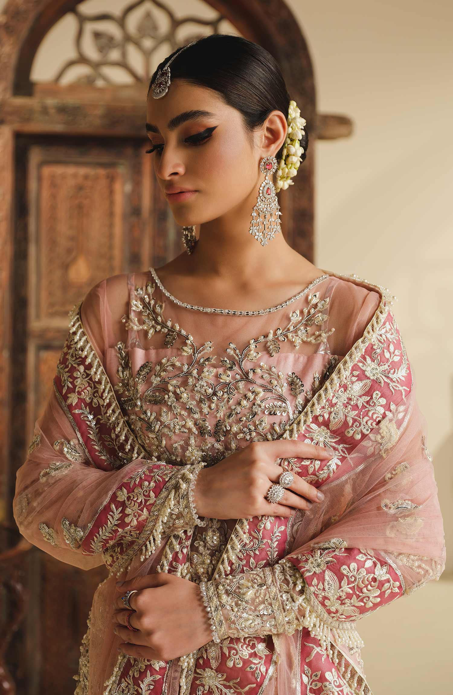 Shamrock by Maryum N Maria Formal Wedding Collection – Bridal Sharara - Zara (SFS-0004) - Image 3