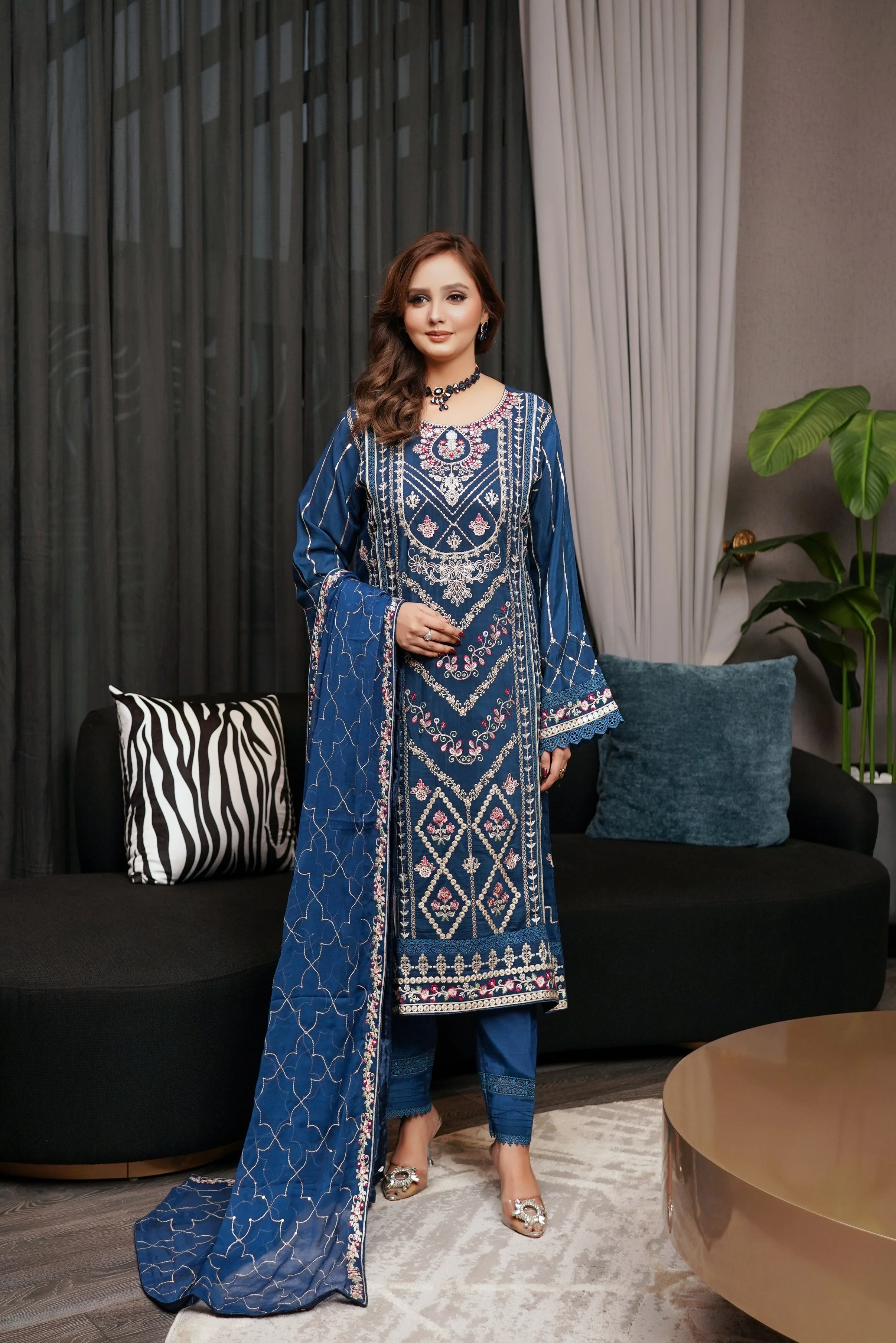 Inara Shamooz Silk Edit Festive Pret Formals – D-5 - Image 11