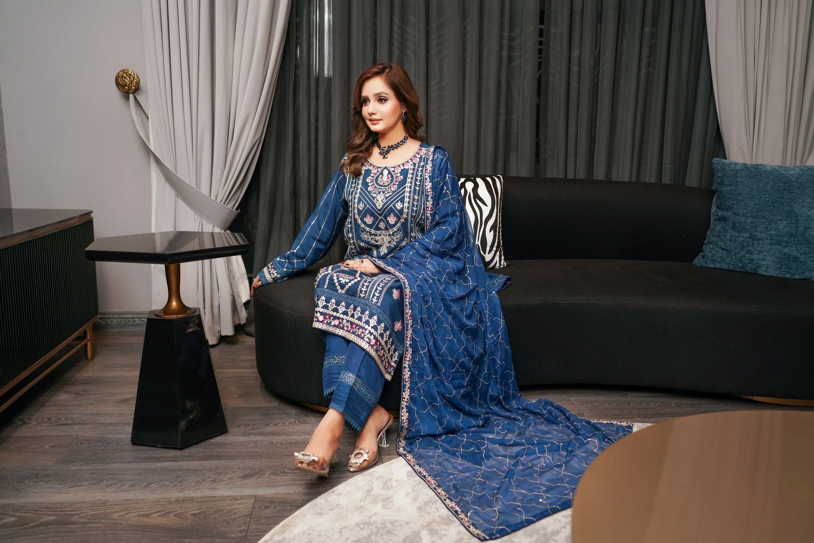 Inara Shamooz Silk Edit Festive Pret Formals – D-5 - Image 5