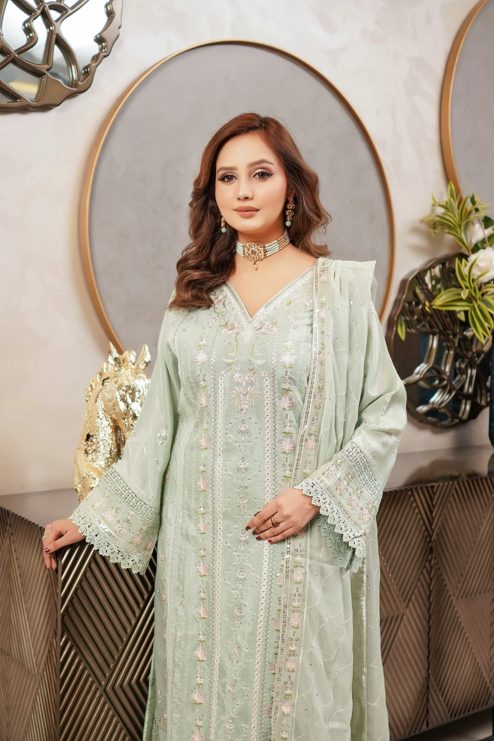 Inara Shamooz Silk Edit Festive Pret Formals – D-7 - Image 8