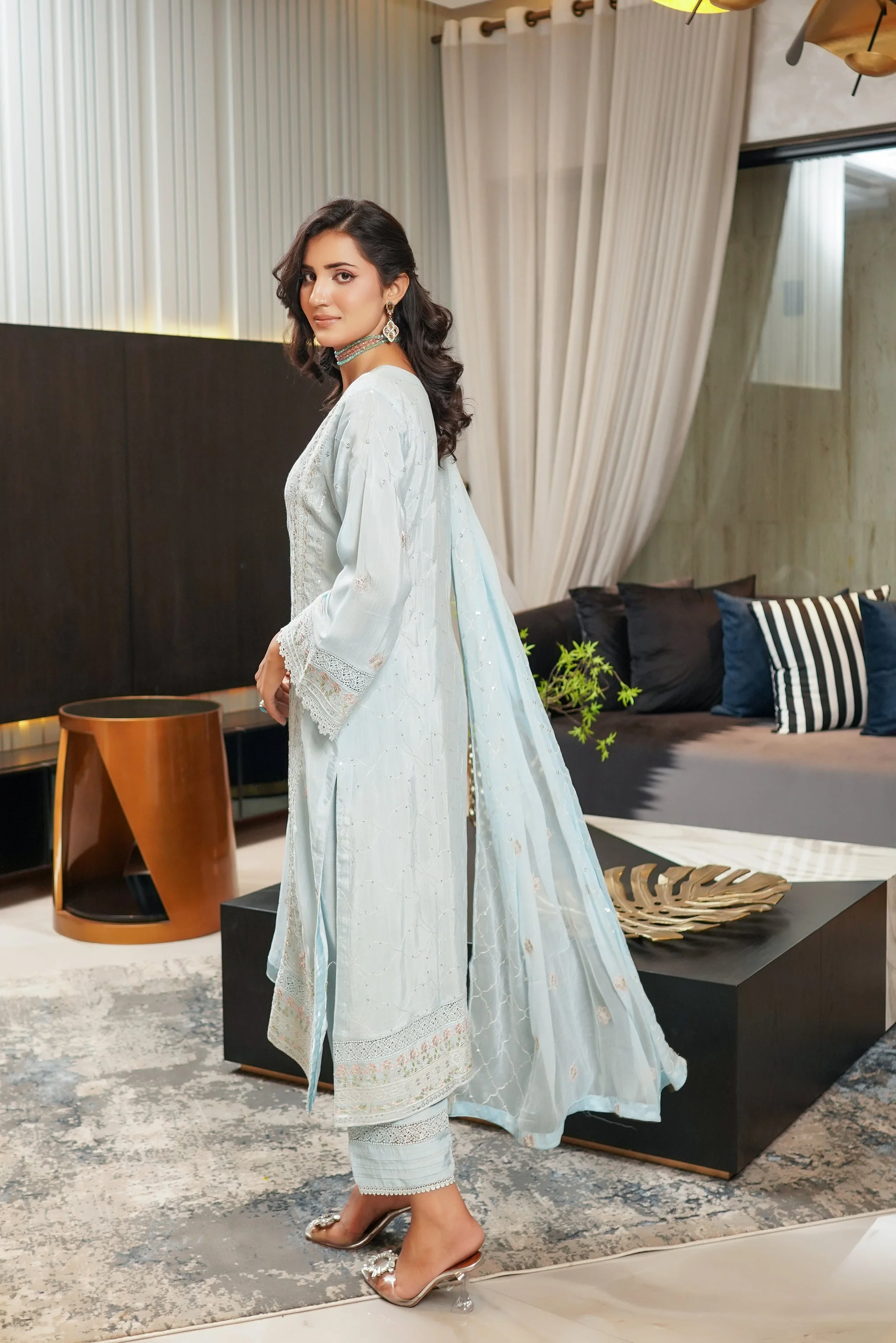 Inara Shamooz Silk Edit Festive Pret Formals – D-8 - Image 7