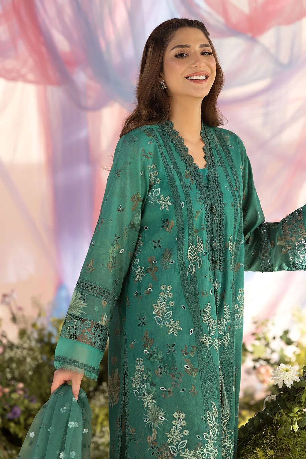 Sobia Nazir Summer Luxury Lawn – Design 15B - Image 5