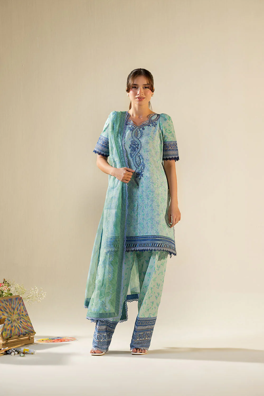 Sobia Nazir Vital Lawn – 1B - Image 10