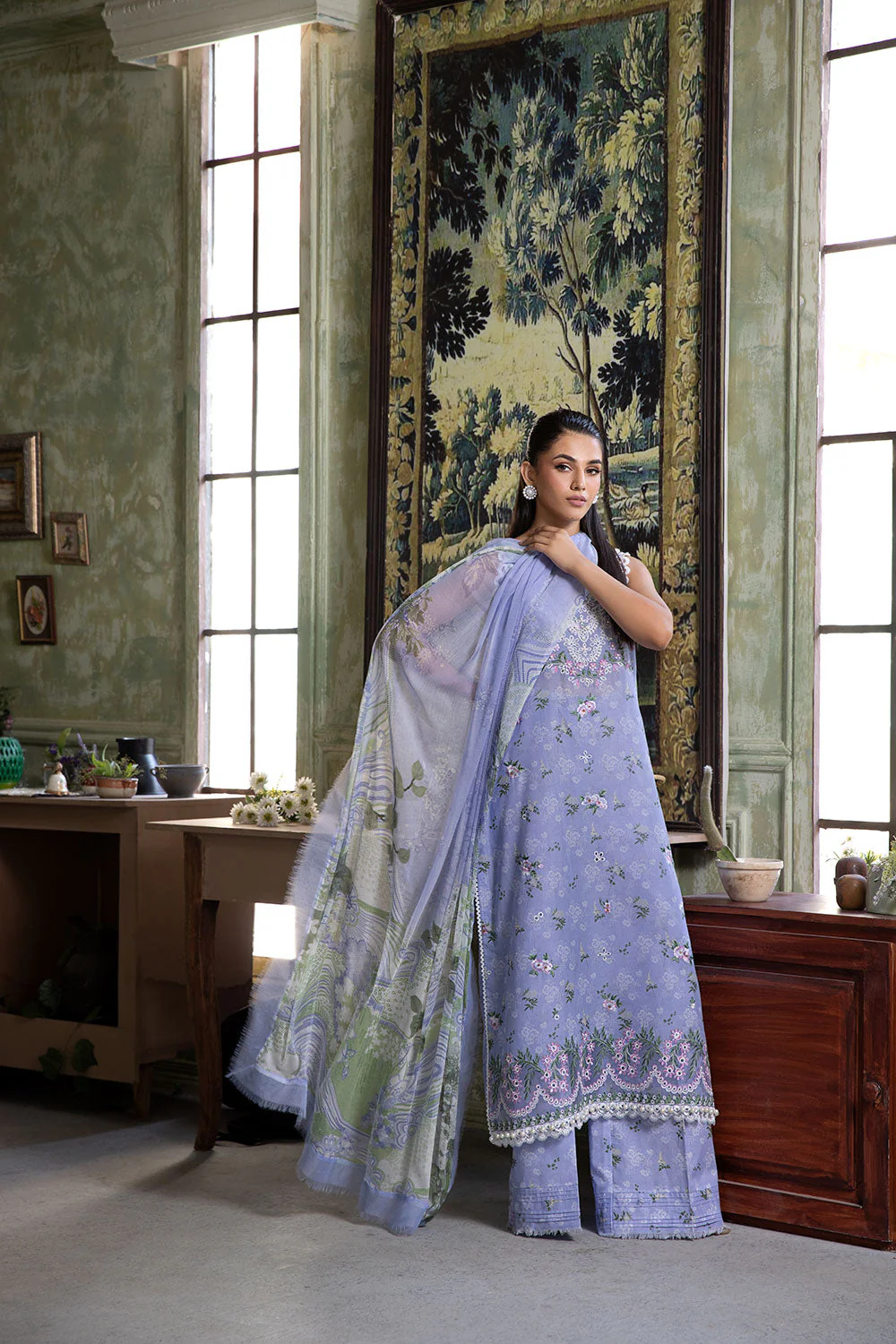 Sobia Nazir Vital Lawn Vol-2 – 7A - Image 3