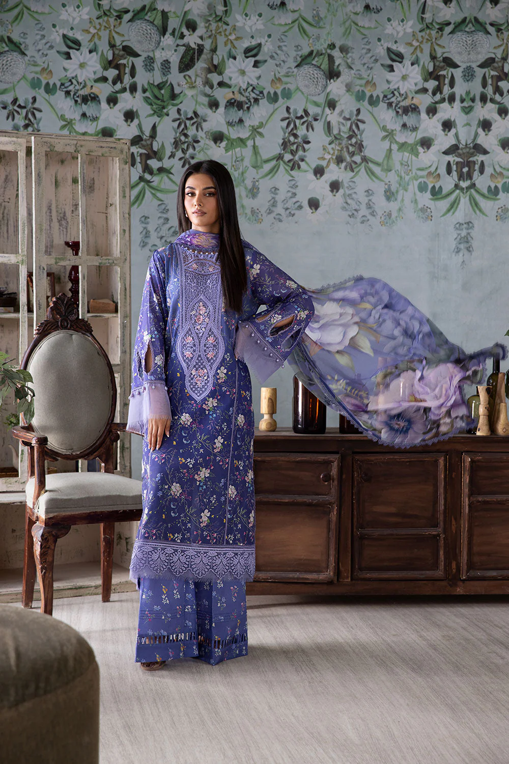 Sobia Nazir Vital Lawn Vol-2 – 8A - Image 4