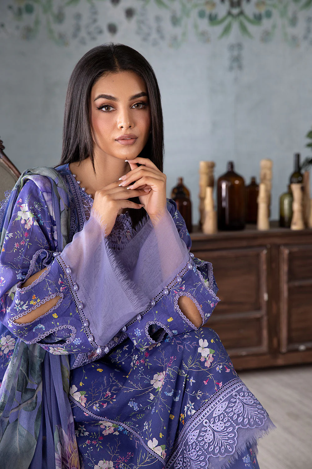 Sobia Nazir Vital Lawn Vol-2 – 8A - Image 7