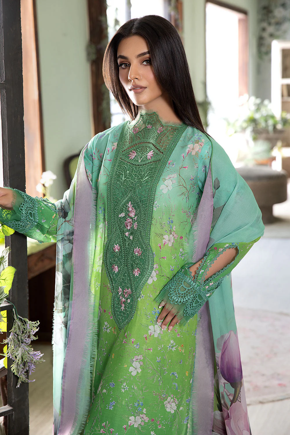 Sobia Nazir Vital Lawn Vol-2 – 8B - Image 8