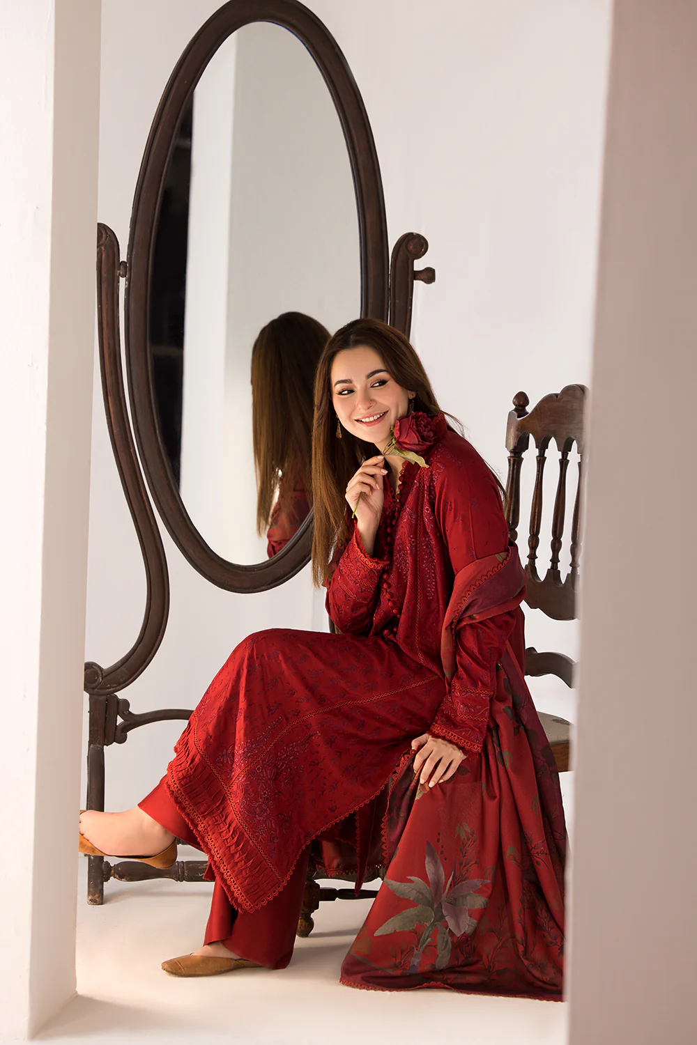 Sobia Nazir Winter with Shawl – Design 1A - Image 3
