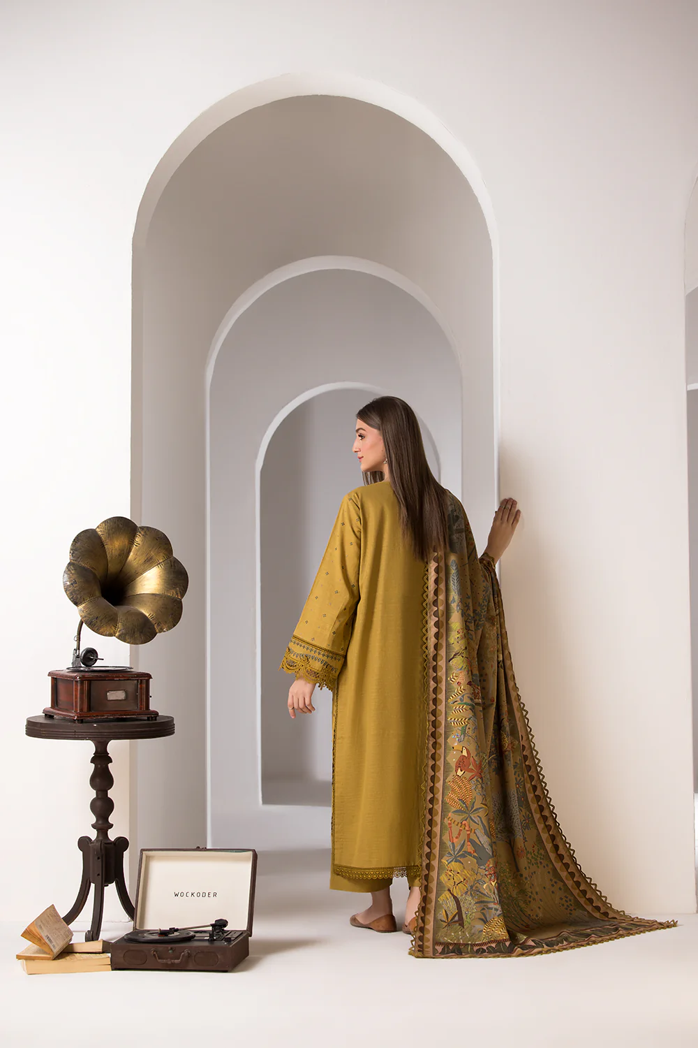 Sobia Nazir Winter with Shawl – Design 5B - Image 3