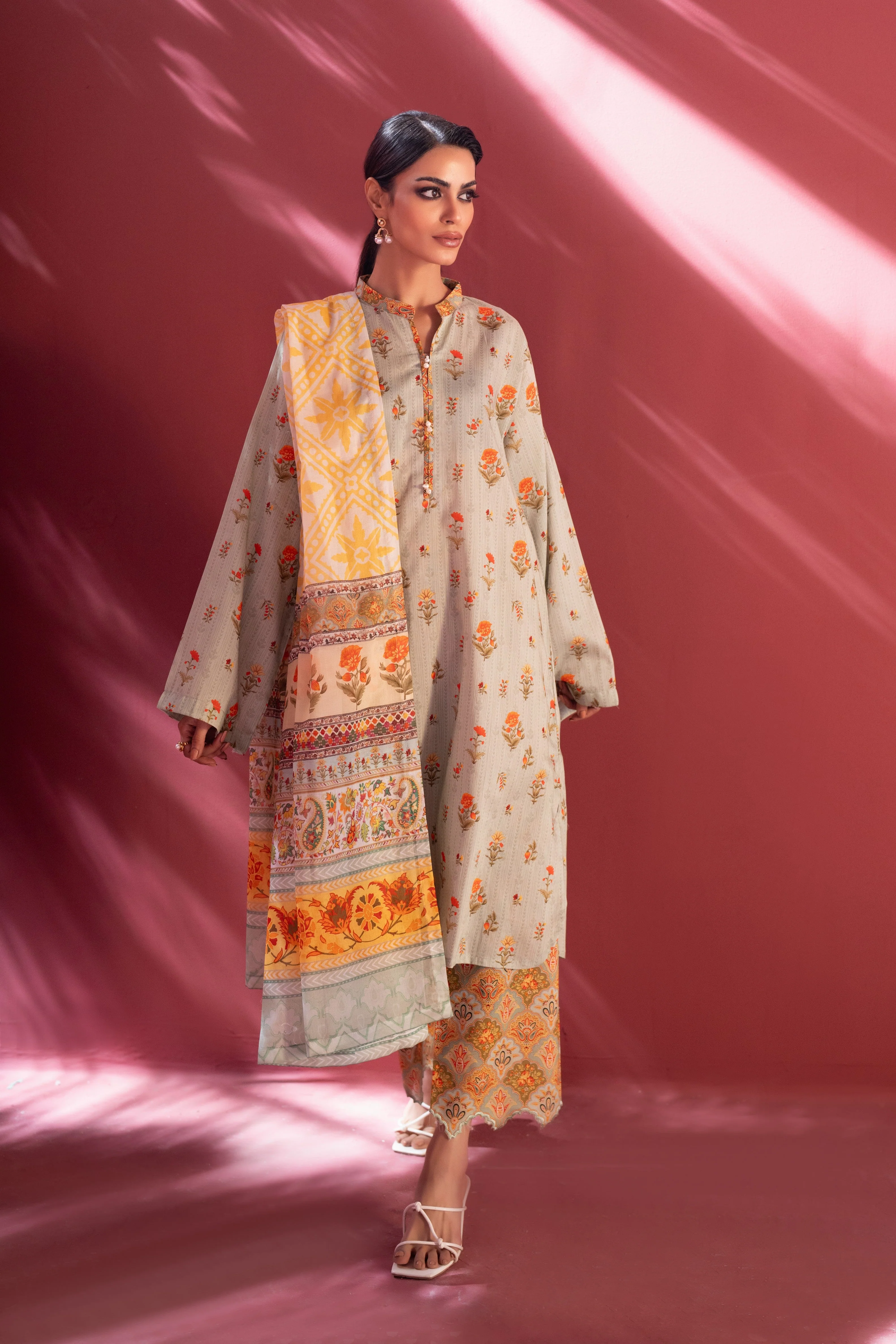 Stella Printed Lawn Vol-2 – STV2-1 - Image 3