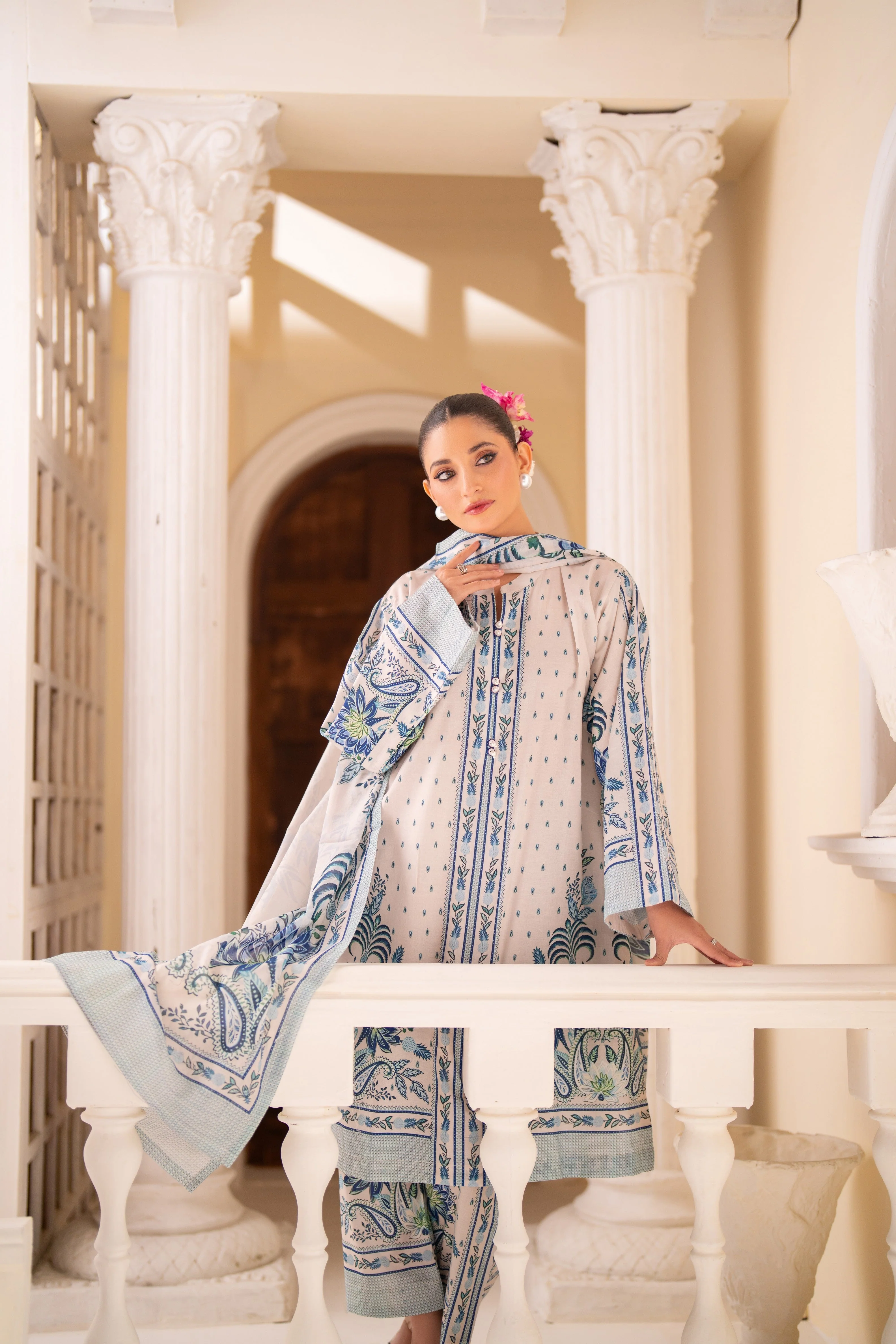 Stella Printed Lawn Vol-3 – STV3-5 - Image 4
