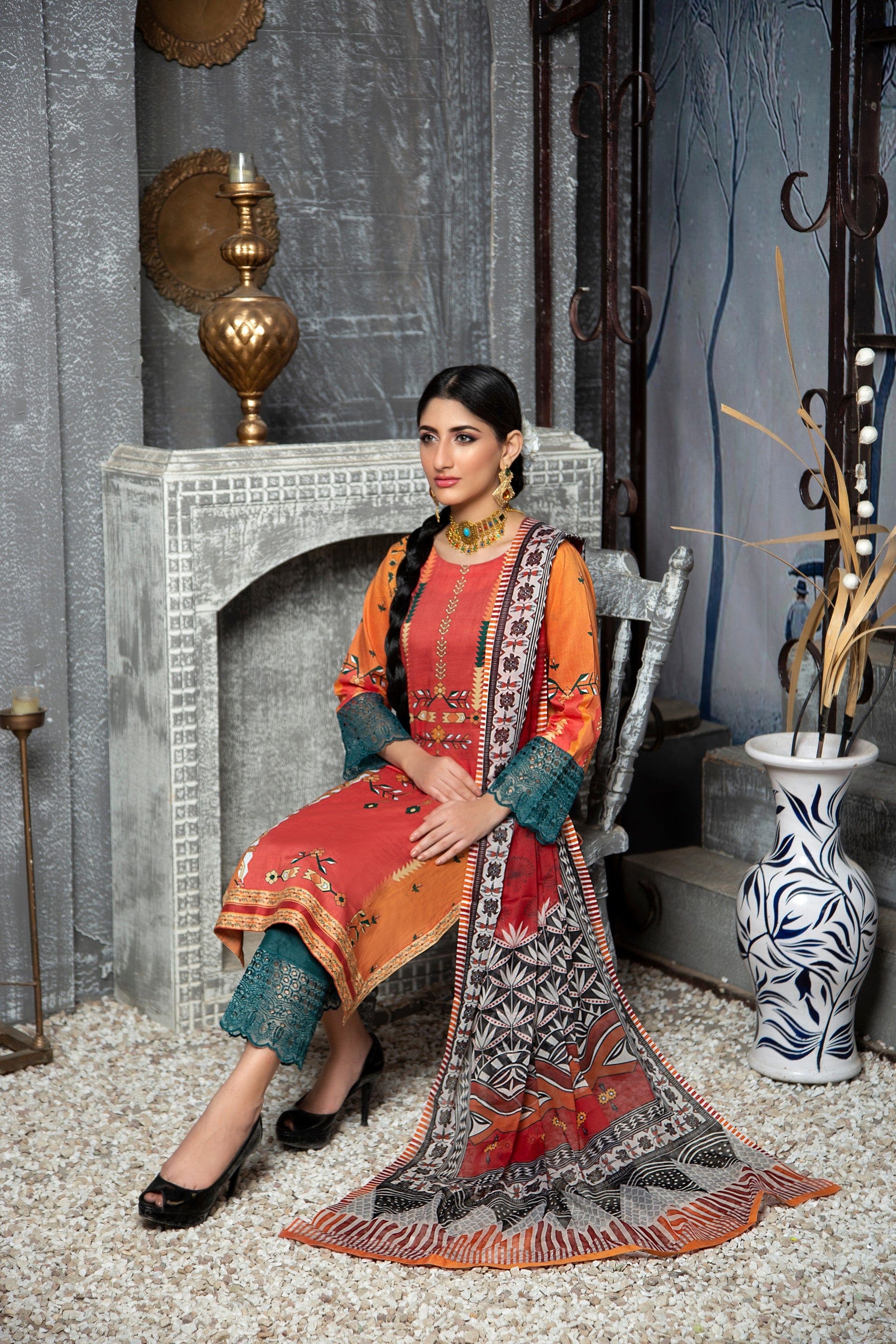Subhata Embroidered Chikankari Collection – SCK-4 - Image 6