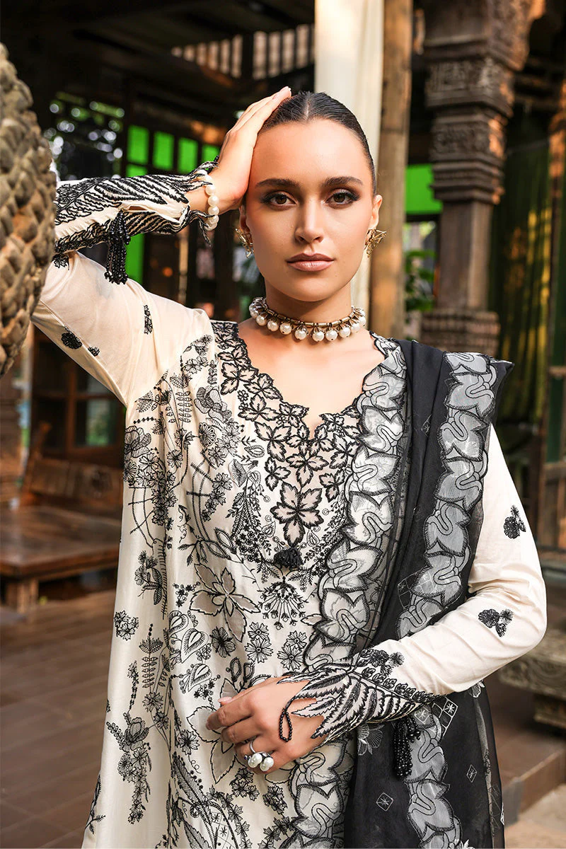 Tabeer Spring/Summer Luxury Lawn – Zaina - Image 2